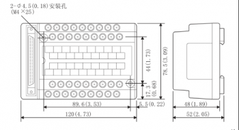三菱Q系列中继端子排A6TBXY36和专用电缆AC10TB使用方法【附带接线图纸】